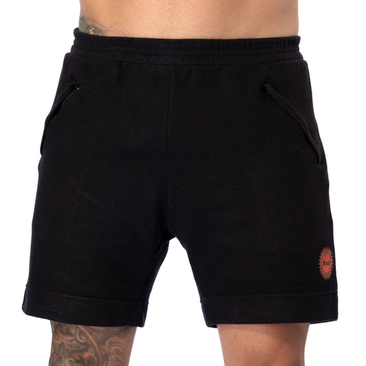 Hemp fleece shorts HAB Sunset